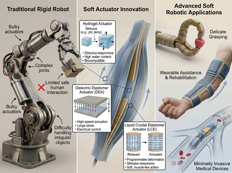 Soft actuators and robotics